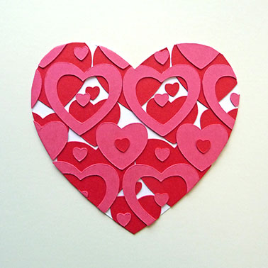 5. Herz ausschneiden
