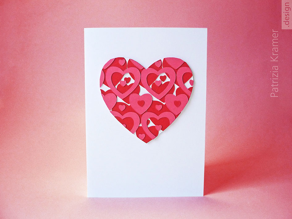 Valentinstag Karte Herz