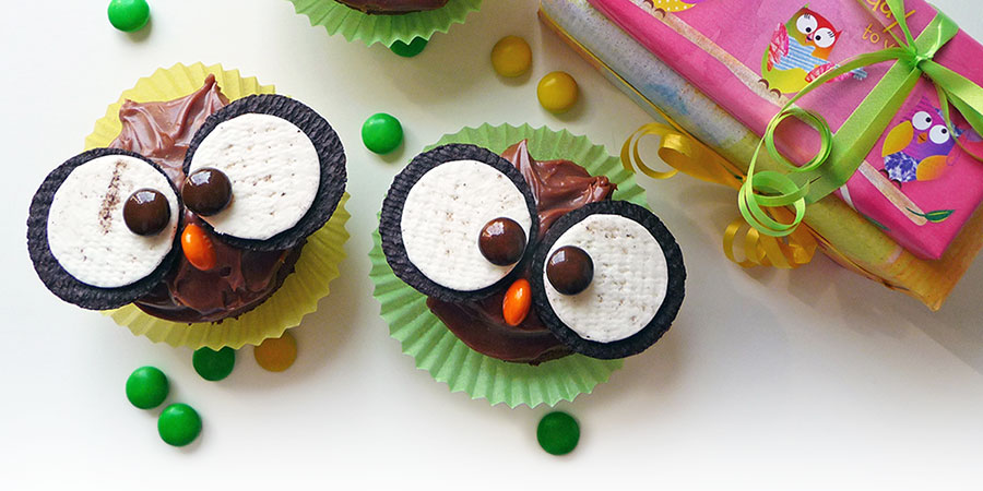 Muffin, Eule, Eulenmuffin, Food-Photographie, DIY, Oreo, owl muffin, Rezept