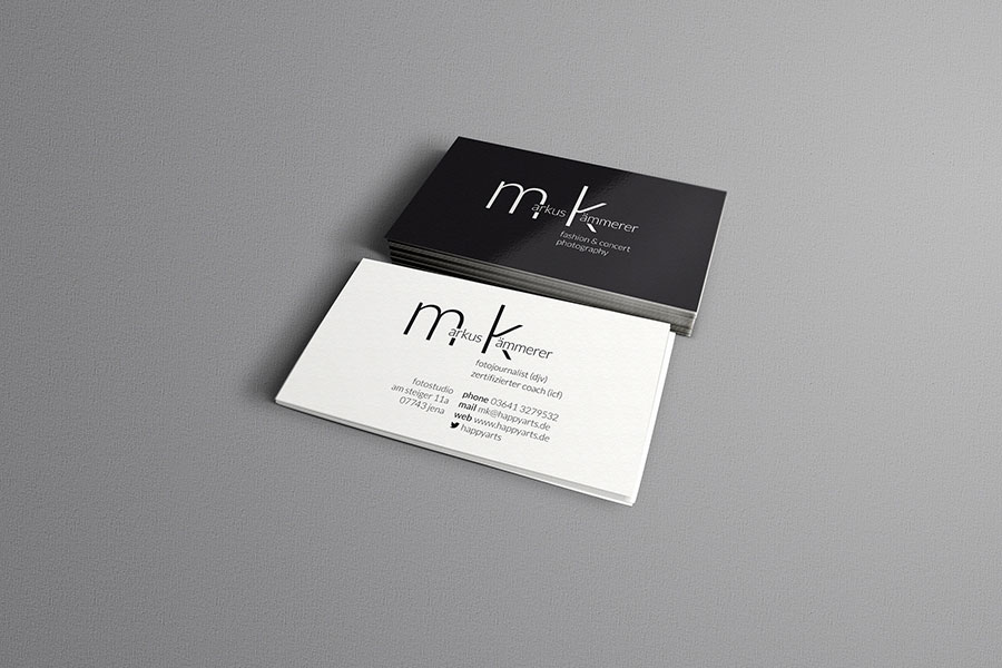 Logo, Corporate Design, Grafikdesign, Print, Druck, Visitenkarte, Fotograf, Coach, Jena, Thüringen