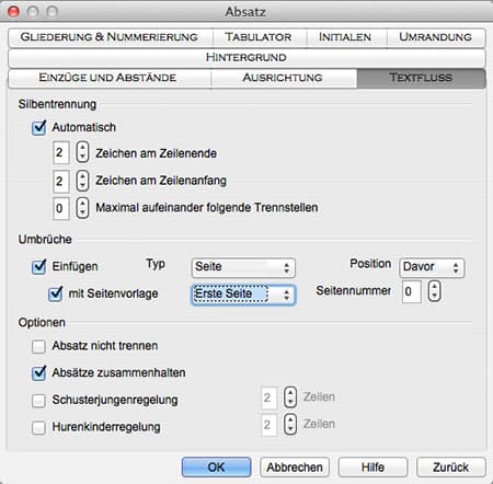 3. OpenOffice Absatz