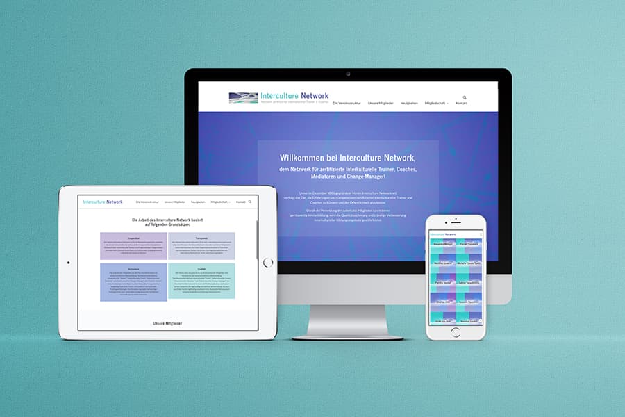 Webdesign, WordPress, Interculture, Network, Coaches, Trainer, Jena, Thüringen, Deutschland