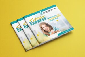 Broschüre, Folder, Layout, Design, Print, Druck, Schüler, Schülerinnen, Information, studieren, Studium, FH, Hochschule, EAH, Jena, Thüringen